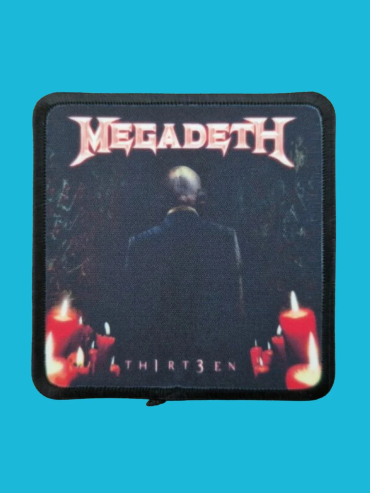 Patch Megadeth - Th1rt3en - Imprimé - Carré de 7,5 x 7,5 centimètres